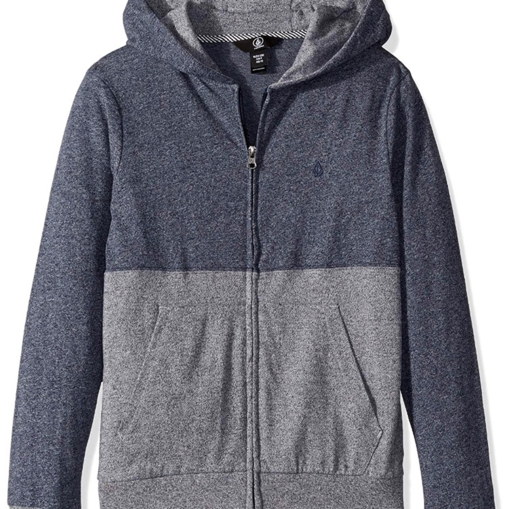 Volcom Big Boys Wowzer Color Block ZIP Up